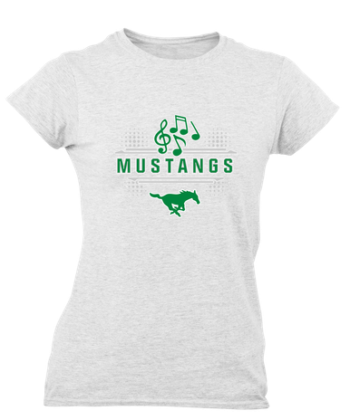Myers Park Mustangs Band # 3 Women's SS T-Shirt