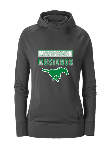 Myers Park Mustangs Mascot #9 Women's Hoodie