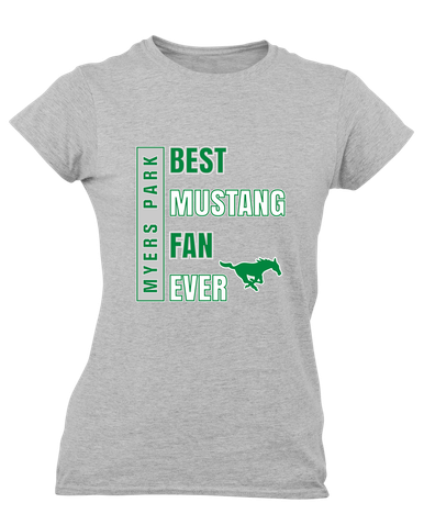 Myers Park Mustangs Best Mustang Fan Women's Premium SS T-Shirt