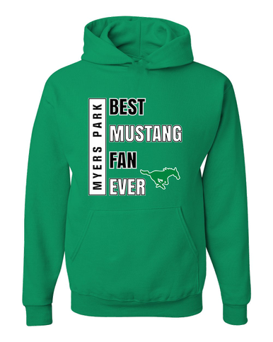 Myers Park Mustangs Best Mustang Fan Men's Premium Hoodie