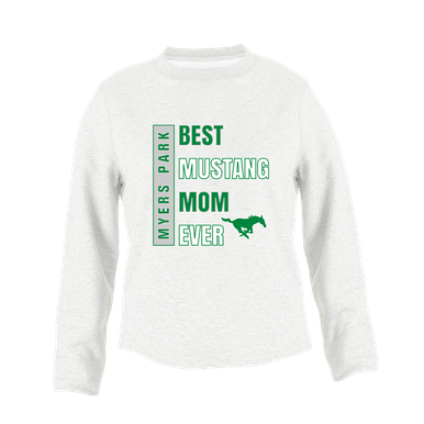 Myers Park Mustangs Best Mustang Mom Women's Sweatshirt