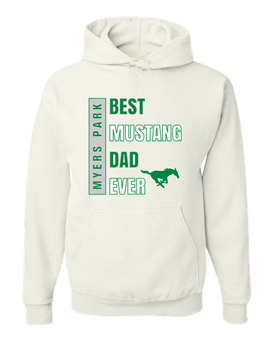 Myers Park Mustangs Best Mustang Dad Men's Premium Hoodie