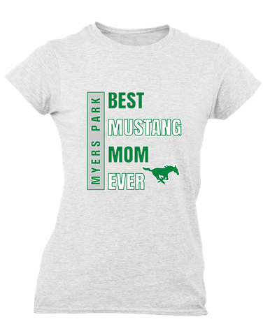 Myers Park Mustangs Best Mustang Mom Women's Premium SS T-Shirt