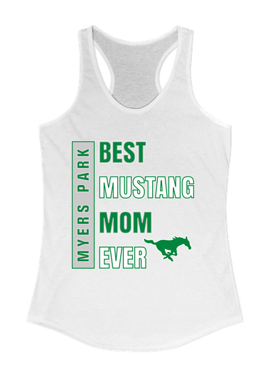 Myers Park Mustangs Best Mustang Mom Women's Tank Top
