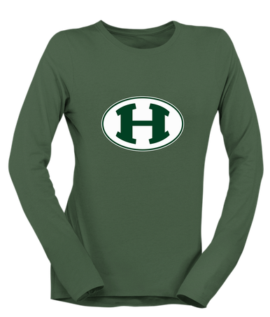 Homestead Mustangs Mascot #1 Women's Premium LS T-Shirt