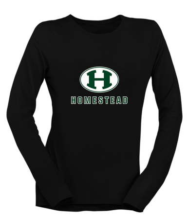 Homestead Mustangs Mascot #2 Women's Premium LS T-Shirt