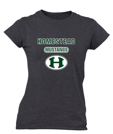 Homestead Mustangs Mascot #3 Women's SS T-Shirt