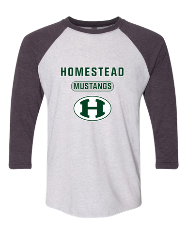 Homestead Mustangs Mascot #3 Men's Baseball T-Shirt