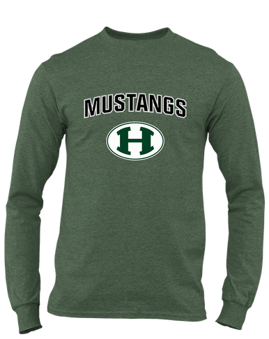 Homestead Mustangs Mascot #6 Men's LS T-Shirt
