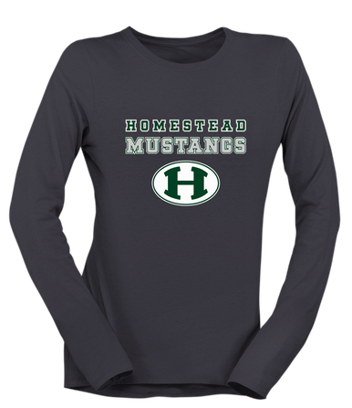 Homestead Mustangs Spirit Women's Premium LS T-Shirt