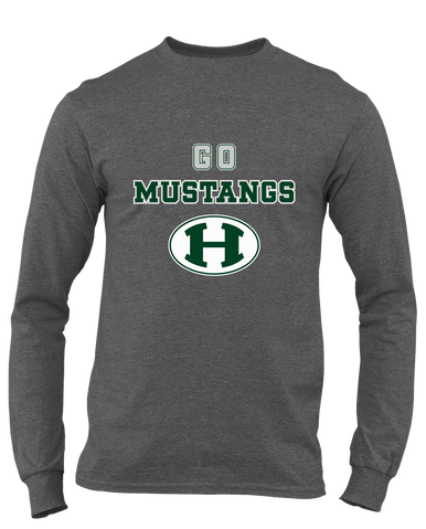 Homestead Mustangs Go Team Men's LS T-Shirt