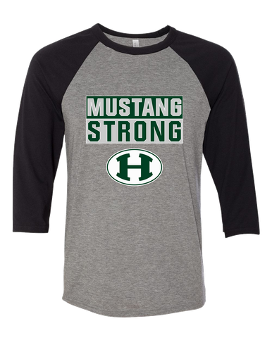 Homestead Mustangs Strong #1 Men's Baseball T-Shirt
