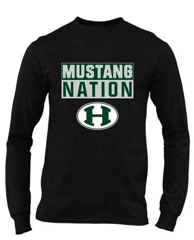 Homestead Mustangs Nation #1 Men's LS T-Shirt