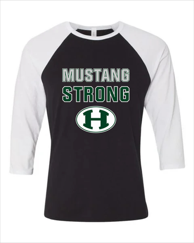 Homestead Mustangs Strong #2 Men's Baseball T-Shirt