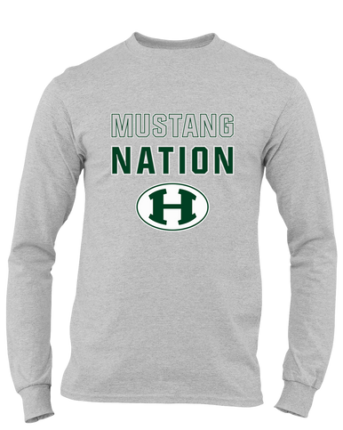Homestead Mustangs Nation #2 Men's LS T-Shirt