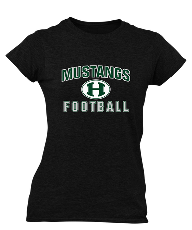 Homestead Mustangs Football #1 Women's SS T-Shirt