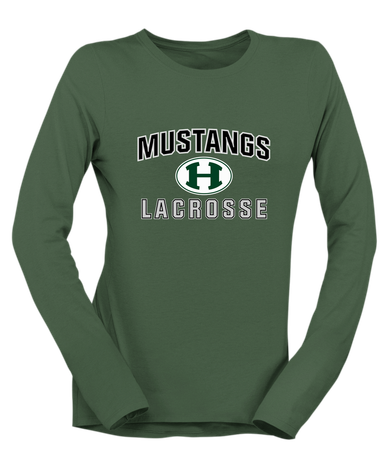 Homestead Mustangs Lacrosse Women's Premium LS T-Shirt