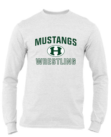 Homestead Mustangs Wrestling Men's LS T-Shirt