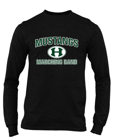 Homestead Mustangs Marching Band Men's LS T-Shirt