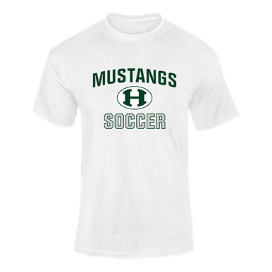 Homestead Mustangs Soccer #1 Men's SS T-Shirt