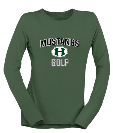 Homestead Mustangs Golf Women's LS T-Shirt
