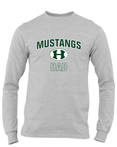Homestead Mustangs Dad Men's LS T-Shirt