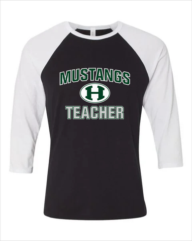 Homestead Mustangs Teacher Men's Baseball T-Shirt