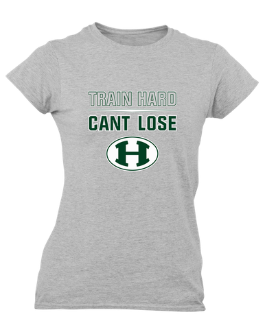 Homestead Mustangs Train Hard, Can't Lose Women's SS T-Shirt