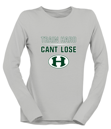 Homestead Mustangs Train Hard, Can't Lose Women's Premium LS T-Shirt