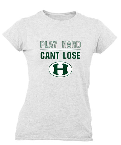 Homestead Mustangs Play Hard, Can't Lose Women's SS T-Shirt