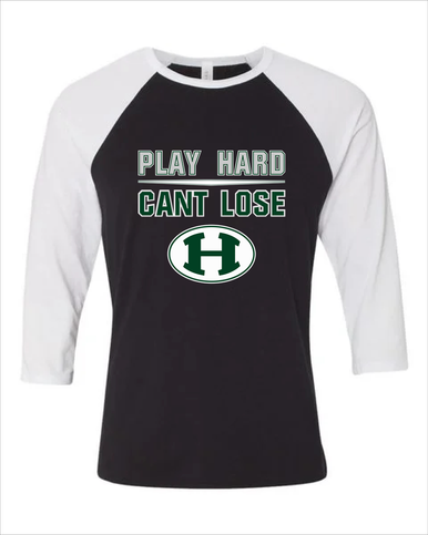 Homestead Mustangs Play Hard, Can't Lose Men's Baseball T-Shirt
