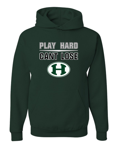 Homestead Mustangs Play Hard, Can't Lose Men's Premium Hoodie