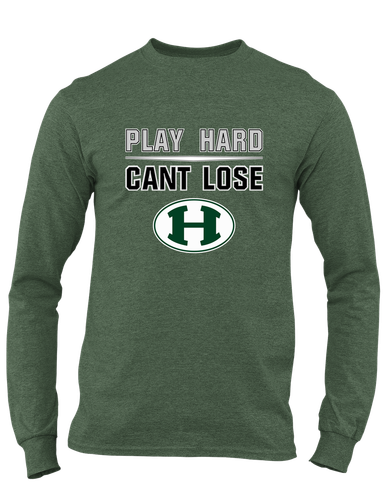 Homestead Mustangs Play Hard, Can't Lose Men's LS T-Shirt