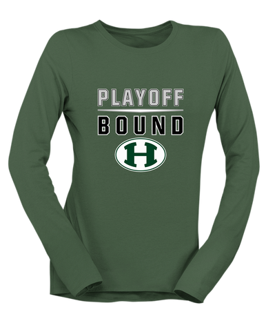 Homestead Mustangs Playoff Bound Women's LS T-Shirt