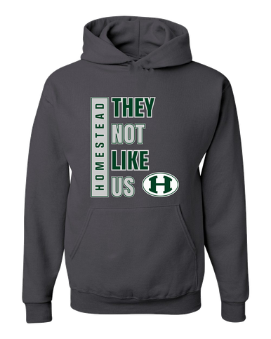 Homestead Mustangs They Not Like Us #1 Men's Premium Hoodie