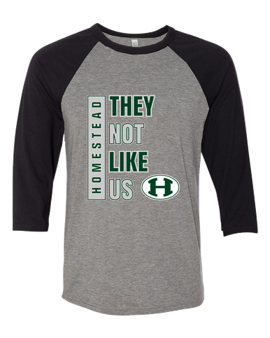 Homestead Mustangs They Not Like Us #1 Men's Baseball T-Shirt