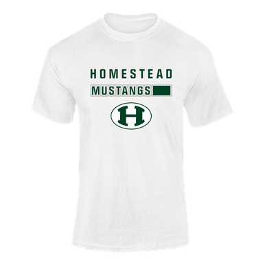 Homestead Mustangs Mascot #7 Men's SS T-Shirt