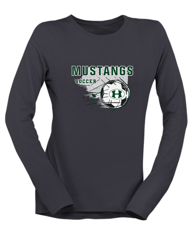 Homestead Mustangs Soccer #2 Women's Premium LS T-Shirt
