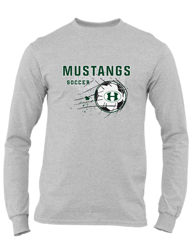 Homestead Mustangs Soccer #2 Men's LS T-Shirt