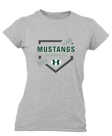 Homestead Mustangs Baseball #2 Women's SS T-Shirt