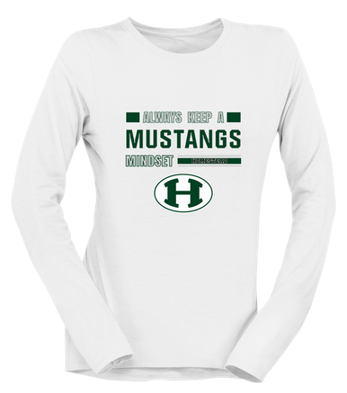 Homestead Mustangs Mindset Women's LS T-Shirt