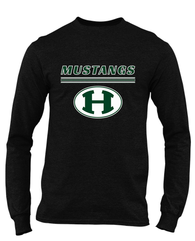 Homestead Mustangs Mascot #8 Men's LS T-Shirt