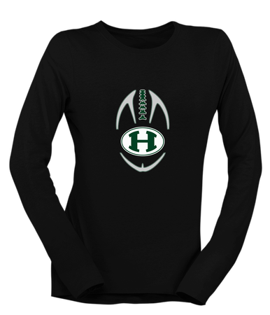 Homestead Mustangs Football #4 Women's LS T-Shirt
