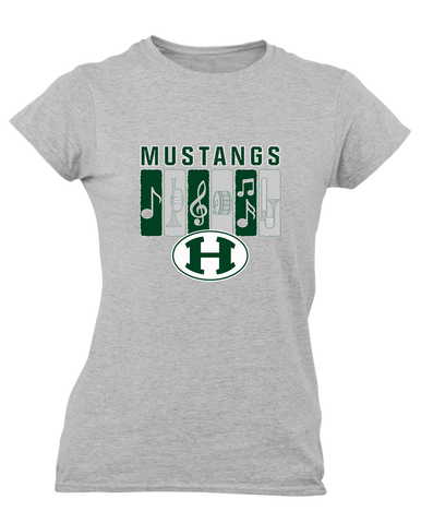 Homestead Mustangs Band # 2 Women's SS T-Shirt