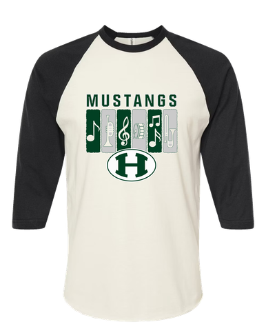 Homestead Mustangs Band # 2 Men's Baseball T-Shirt