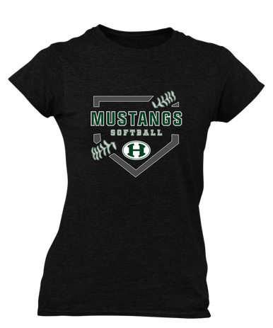Homestead Mustangs Softball #2 Women's SS T-Shirt