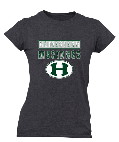 Homestead Mustangs Mascot #9 Women's SS T-Shirt