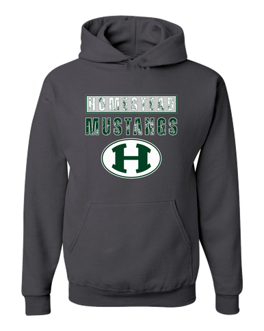 Homestead Mustangs Mascot #9 Men's Premium Hoodie