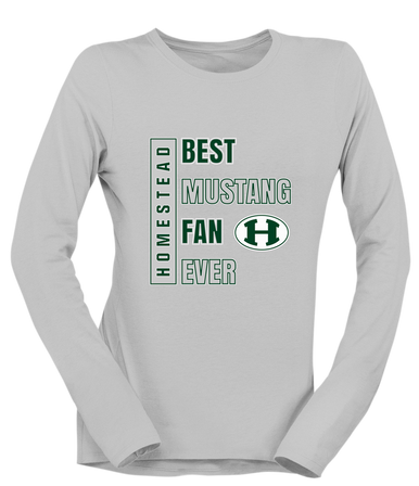 Homestead Mustangs Best Mustang Fan Women's LS T-Shirt