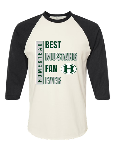 Homestead Mustangs Best Mustang Fan Men's Baseball T-Shirt